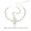 Unique Forehead Chain with Rhinestones Butterfly Designs Prom Hair Accessories Festival Hairpiece Hair Decoration