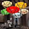 Classical Red Chinese Lantern: Flying Saucer Ceiling Hanging Decor