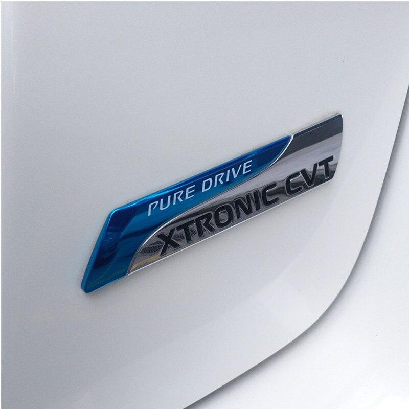 Buy Pure Drive XTRONIC CVT Logo Car Tail Emblem Badge Metal