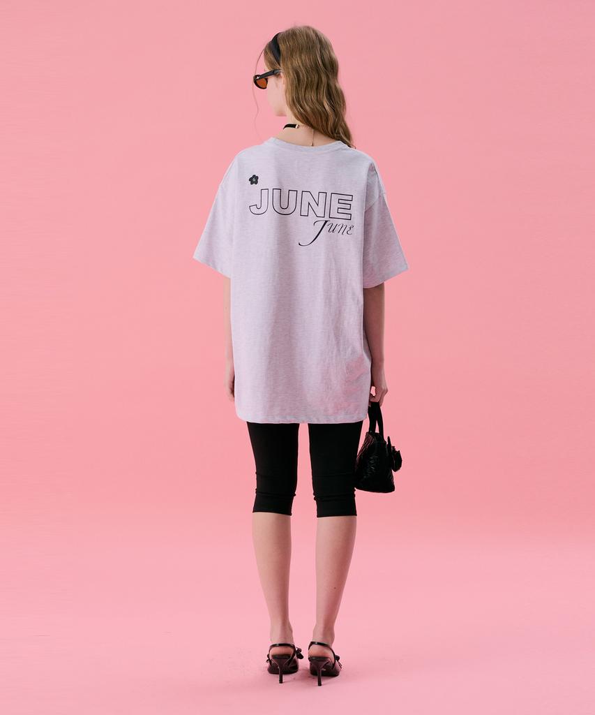 JUNEJUNE SPACE Vol11.Basic Logo T_Melange(Vol11.Basic Logo T_Melange)
