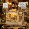 Pixie Curio Miniaturowy Domek Zestaw do Samodzielnego Montażu Drewniany 3D Skarby Luksusowa Biżuteria Kompatybilny z Dotykiem Skala Tradycyjny Nowy Połączenie Kolorów DIY Luksusowy Relaksujący