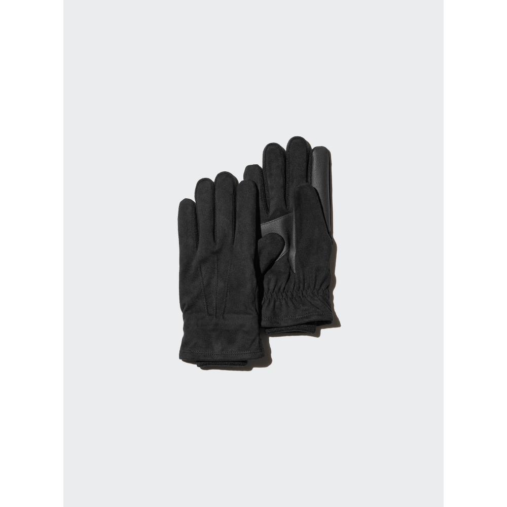 Uniqlo Heattech Lined Suede Touch Gloves