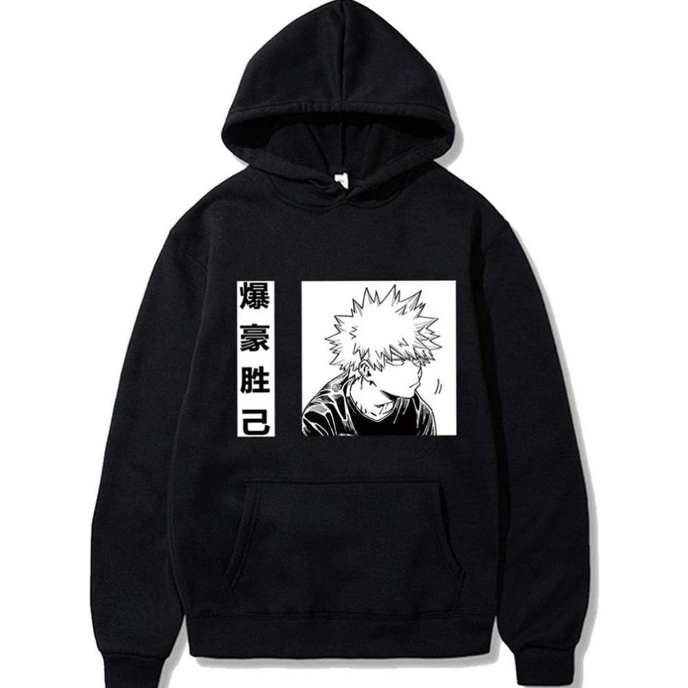 Japanese Animation My Hero Academy Hoodies Fashion Long Sleeve Sweatshirts Women Casual Harajuku Streetwear Sudaderas
