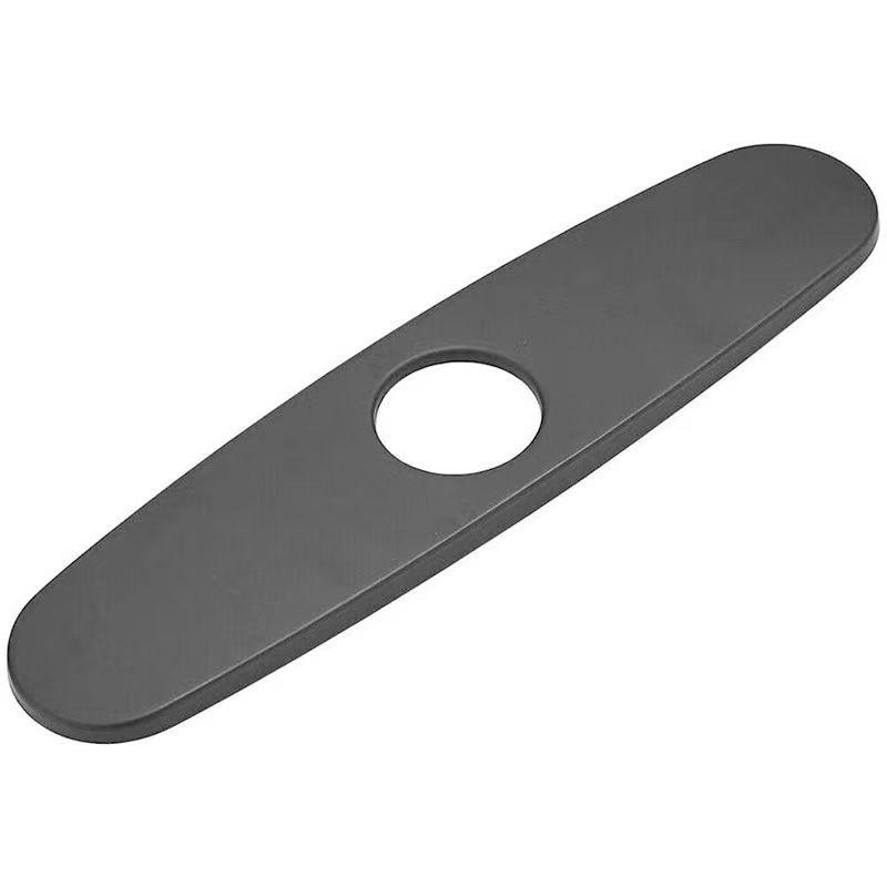 Dekorativní kryt z nerezové oceli pro otvor pro kuchyňský dřez