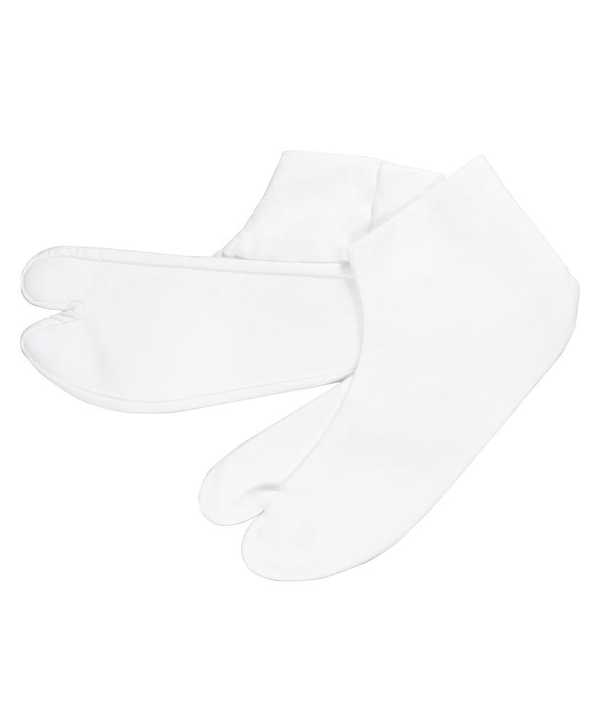 Tetoron Broad Tabi White Tabi [KYOETSU] Socks, Socks, 4-Ply Kohaze, Unisex, 21cm-30cm, Women's (30.0cm, White)