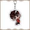 Korean Pop Stars Plastic Keychain Cute Q Type Cartoon Idols Baji Bag Tag Decorative Keyrings Trendy Gift