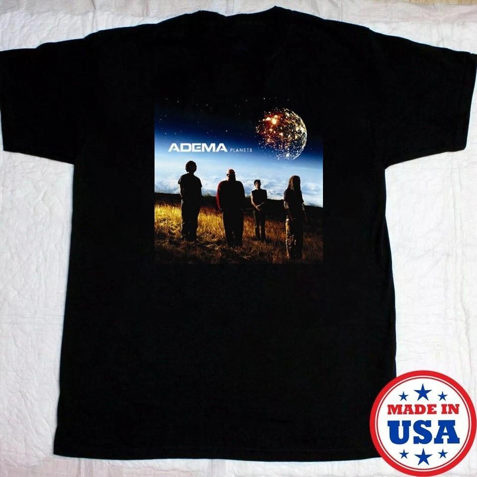 

Planets Adema album Black Color T Shirt Full Size S-5XL MI1052 5XL різнокольоровий
