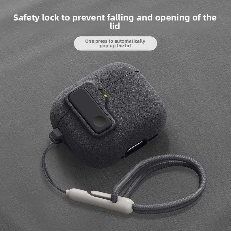 Applicable To AirPods 4th Generation Earphone Case Apple AirPodspro 2nd Generation Wireless Bluetooth Button Earphone Case Soft Case