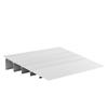 Door Threshold Ramp, 138 mm Rise, Aluminum Alloy Threshold Ramp Rated 363 kg Load Capacity, Handicap Ramps for Home Steps for Wheelchair, Scooters,