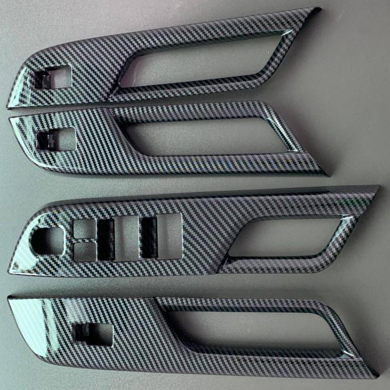 Suzuki 19 Ertiga Carbon Fiber Gear Shift Frame & Window Lift Interior Trim