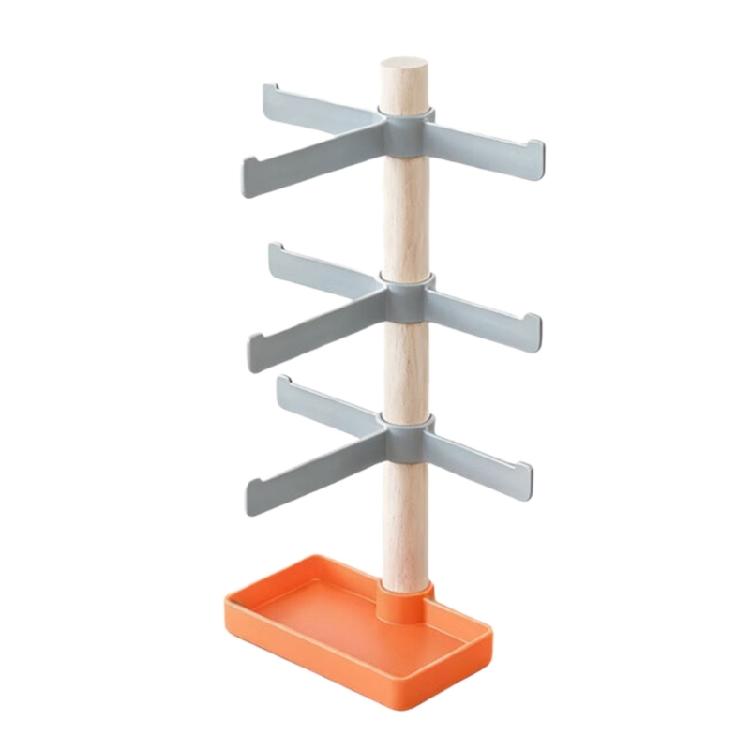 Elegant Wooden Bike Gear Stand Ideal For Keeping Helmets And Cycling Accessory Organized