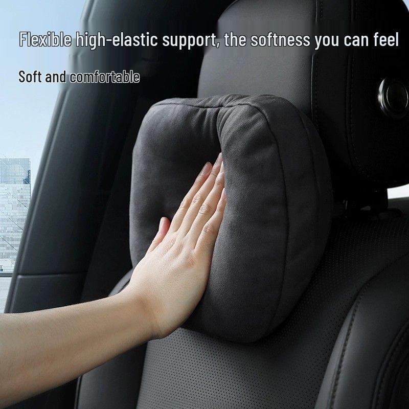 Nick Car Headrest Lumbar & Neck Support Pillow for Maybach S-Class, Mercedes, Tesla & AITO