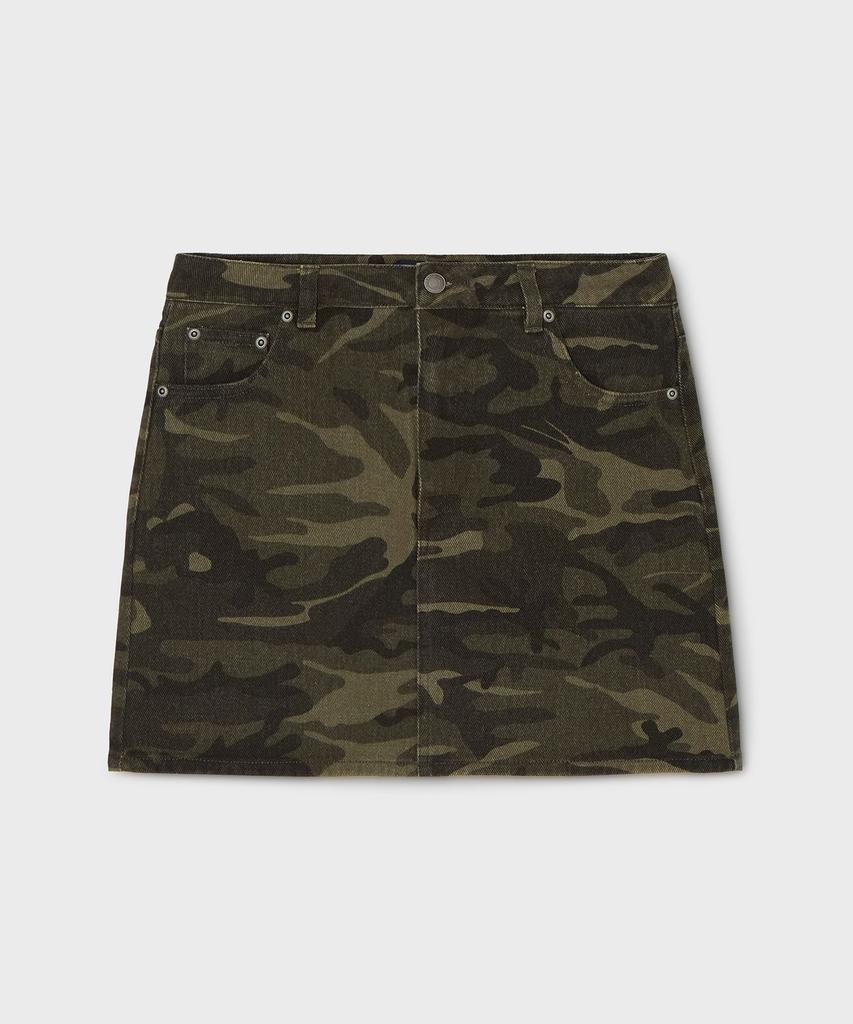 Who.A.U Camouflage Mini Skirt / Whwhg1391F
