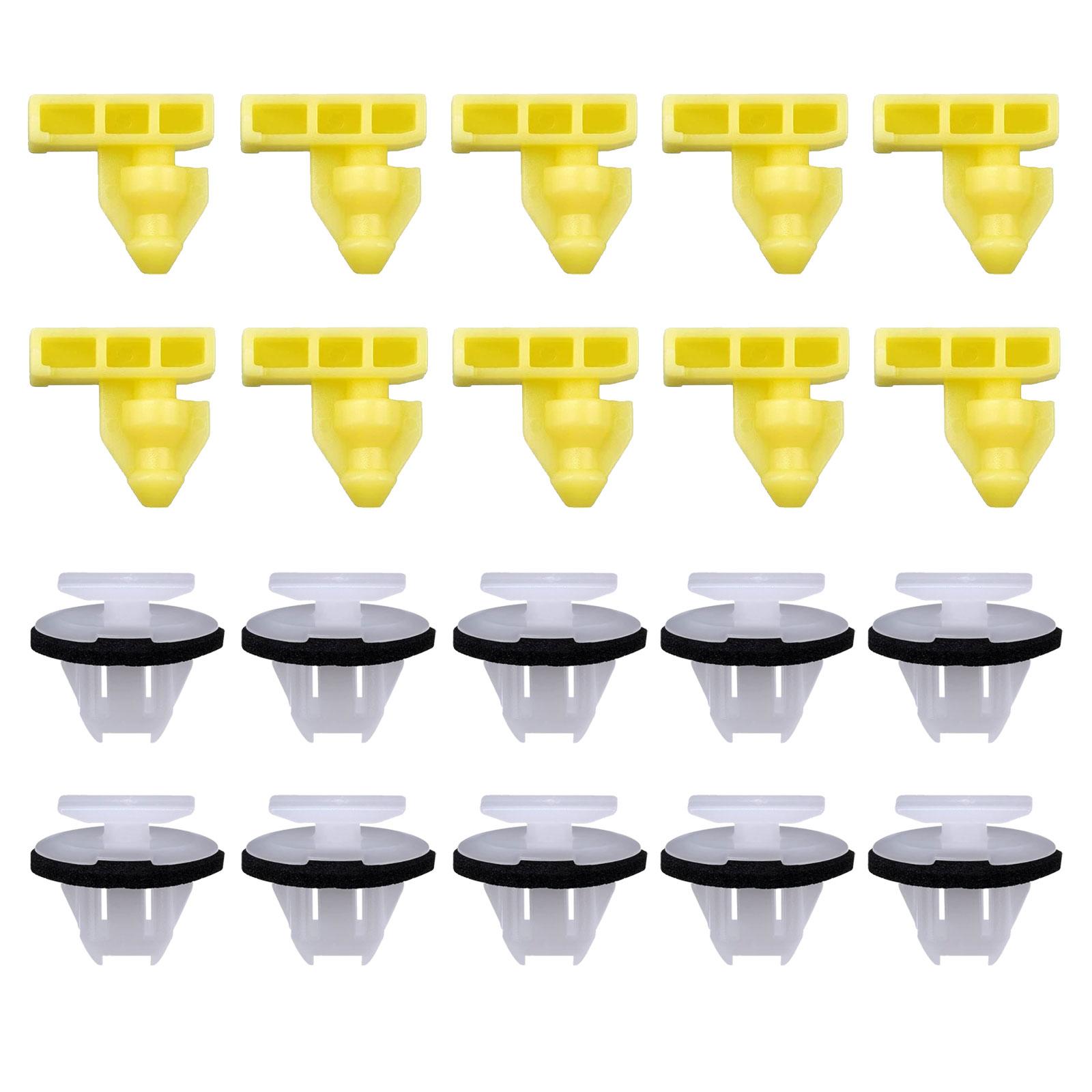 Wheel Arch Flares Moulding Trim Clips Wing Moulding Car Rivets For Nissan Juke X-Trail T31 Murano Armada 76882-JG10A 76847-JG00A 20pcs