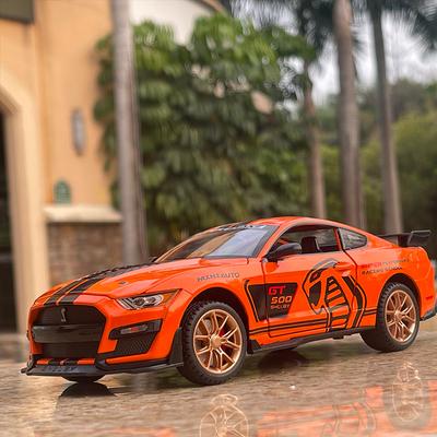LLC3 1:24 Ford Mustang GT500 Alloy Racing Car Model Diecast & Toy Vehicles Metal Car Model Simulation Collection Toy Gift