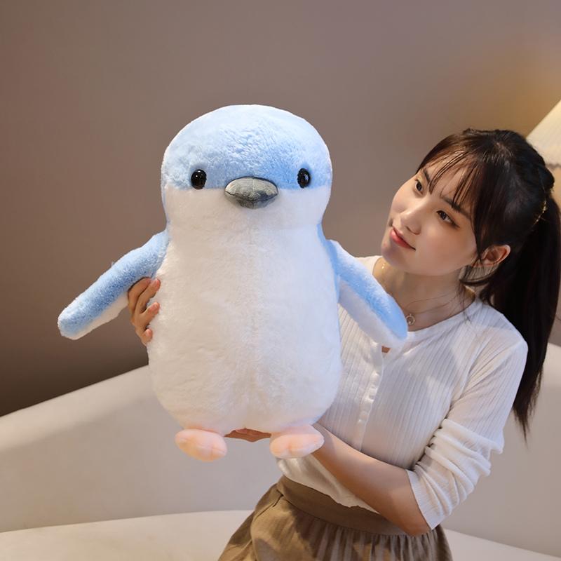 Kawaii  35/45cm Aquarium Standing Penguin Walrus Marine Organism Animals Soft Dolls PillowHigh Quality Christmas Halloween Gifts