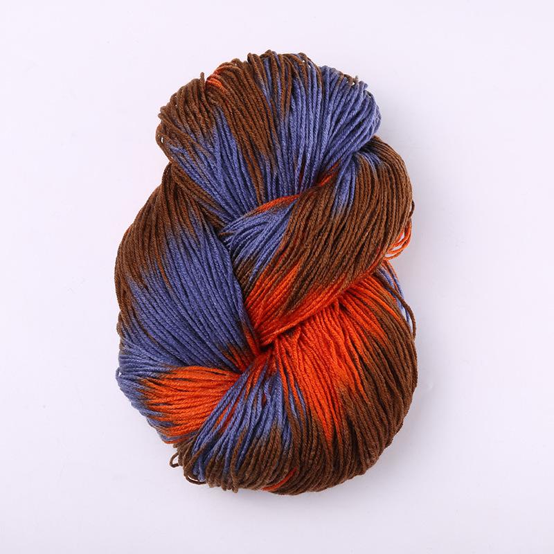 Four Strand Dyed Acrylic Yarn, Hand Woven DIY Embossed Yarn