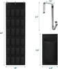 24 Large Pockets Upgraded Over The Door Shoe Organizer Enhanced Hanging Solution Holder Closets Shoe Cabinets For Everyone