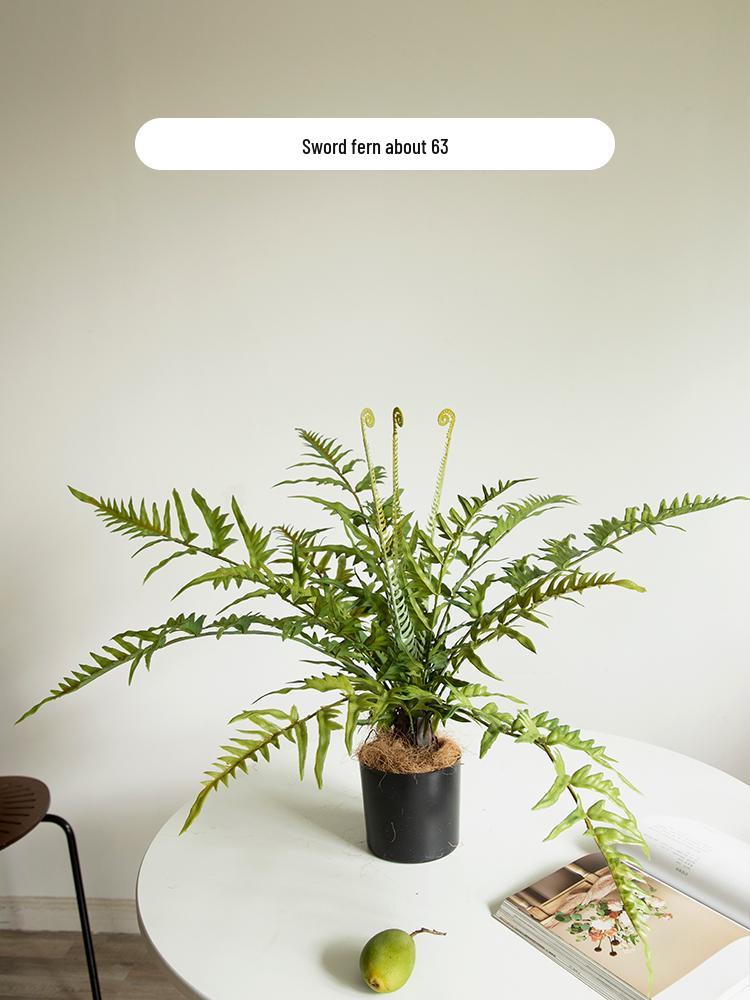 Artificial Green Plants for Indoor Decor – Potted Ornaments for Living Room or Coffee Table