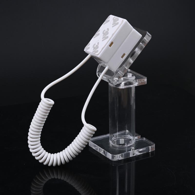 Acrylic Mobile Phone Anti-Theft Display Stand with Chain