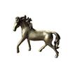 Solid Copper Horse Figurine Desktop Decor Office Paperweight Animal Ornament Home