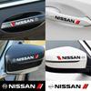 4 szt. Naklejki Dekoracyjne na Klamki Drzwi w Stylu Samochodowym Dla Nissan X-trail Qashqai Note Juke Sentra Patrol Almera Navara Leaf