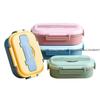 Portable Kids Lunch Box with Compartment 18/8 Stainless Steel Container for Children School Picnic Bento Food Box Lunchbox