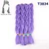 Große Menge auf Lager 24 Zoll 80g Weiche Seidige Synthetische Haarverlängerungen für Häkelzöpfe Haarherstellung Jumbo Braiding Synthetisch