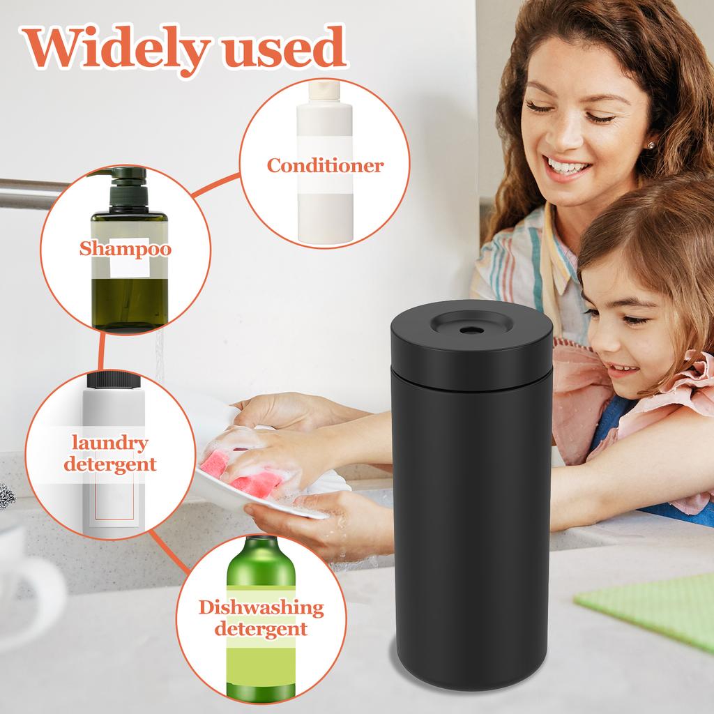 New 240ml Silicone Dish Soap Dispenser Reusable Dish Soap Squeeze Bottle Portable Dishwashing Liquid Dispenser for Kitchen Sink