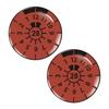 Pack Of 2 3D Gel Raised License Plate Inspection Stickers Strong Waterproof Car Decors Long Lasting Car Inspection Label