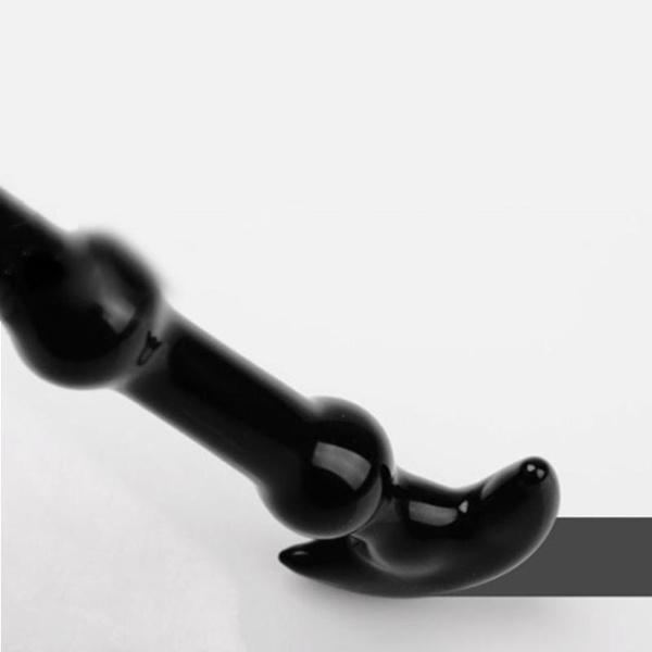 Black Anchor Shape Crystal Glass Massage Stick