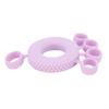 Finger Stretcher Grip Strength Trainer Multifunction Soft Anti Slip Hand Grip Strengthener for Home Office Gym Purple