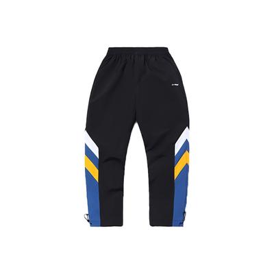 Li Ning Lockere Passform Konisch Gewebte Sport-Langhose Herren Unterteile Vivi-Blau AYKQ789-4