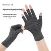 Unisex Half-Finger Compression Gloves: Anti-Slip Dotted Cycling & Rehabilitation
