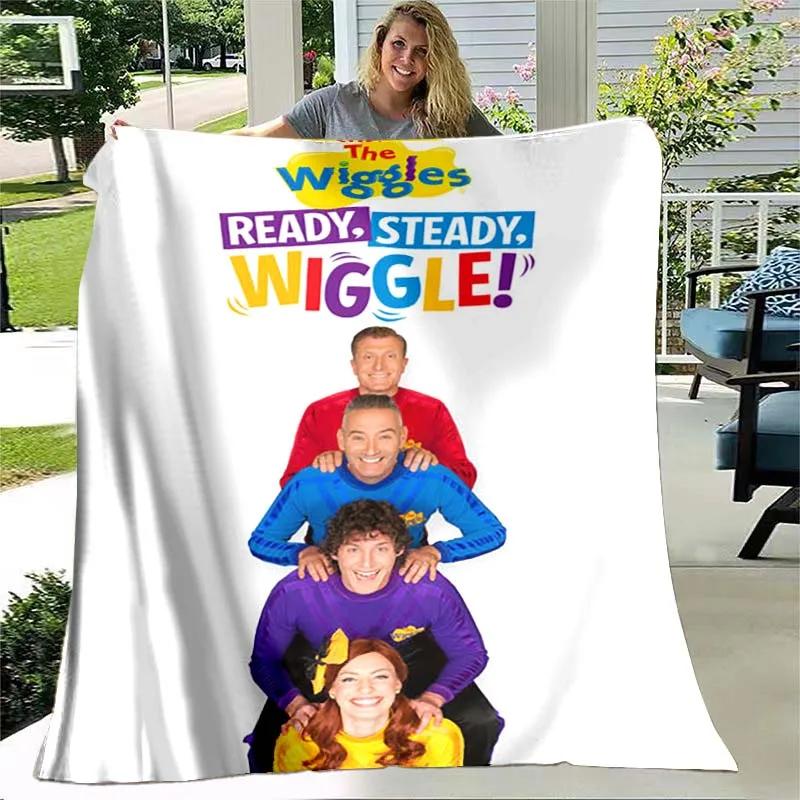 The Wiggles Cartoon Deken Lichtgewicht Comfortabel Zacht Ademend Ultrafijn Warm Deken Beddengoed Reisbeddengoed