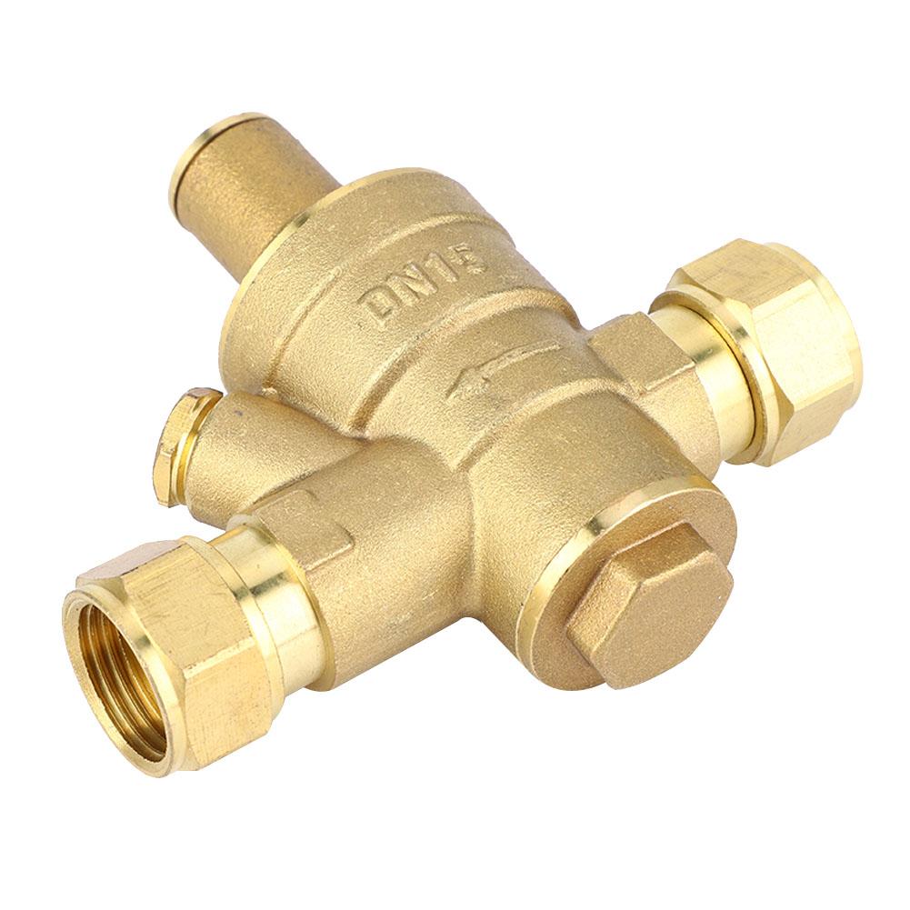 DN15 1 2  Adjustable Water Pressure Reducing Brass Regulator Valve PN1.6