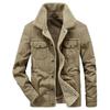 Winter Plus Velvet Thick Men 'S Pure Cotton Lapel Jacket