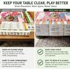 Durable Pla Table Card Holder Clip On Design Large Capacity For Family Nights And Board Game Gatherings