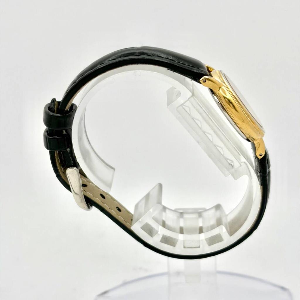 SEIKO THE LEAGUE Roman New Strap [Excellent Condition/ New Battery] Ladies' Watch, Gold, Numerals, 2P21-0C60 7N1094