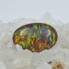 Stunning Lab Created Boulder Opal 12.05 Ct Oval Certified Loose Gemstone