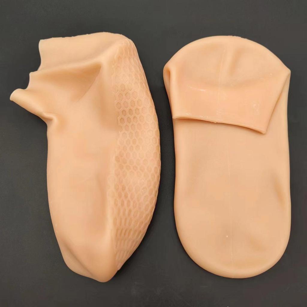 Calzini in Silicone SEBS Idratanti Esfolianti per Piedi per la Cura della Pelle e Protezione Anti-Screpolature