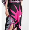 Suit Printed Top Irregular Skirt Two-piece Set