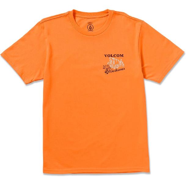 Volcom Herren Kurzarm Arbeits-T-Shirt – Schweres Baumwoll-Langlebiges T-Shirt