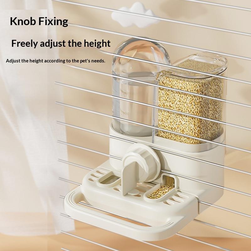 Bird Feeder 2L Automatic Large Capacity Hanging Leak Proof Cage Kettle for Parrot Canary Finch Home Daily Use