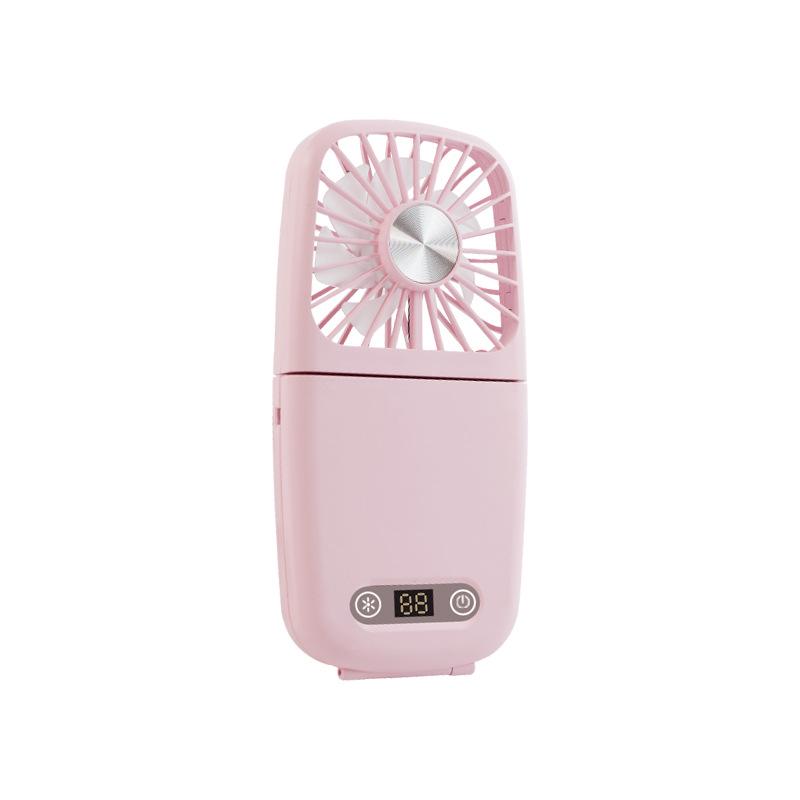 

Portable Multifunctional Charging Fan with Phone Holder, Makeup Mirror, and Neck Hanging Option 8.6 x 2.8 x 18 cm розовый