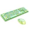 MOFII Motehand 2.4G Wireless Keyboard & Mouse Set - SWEET Colorful Lipstick Design