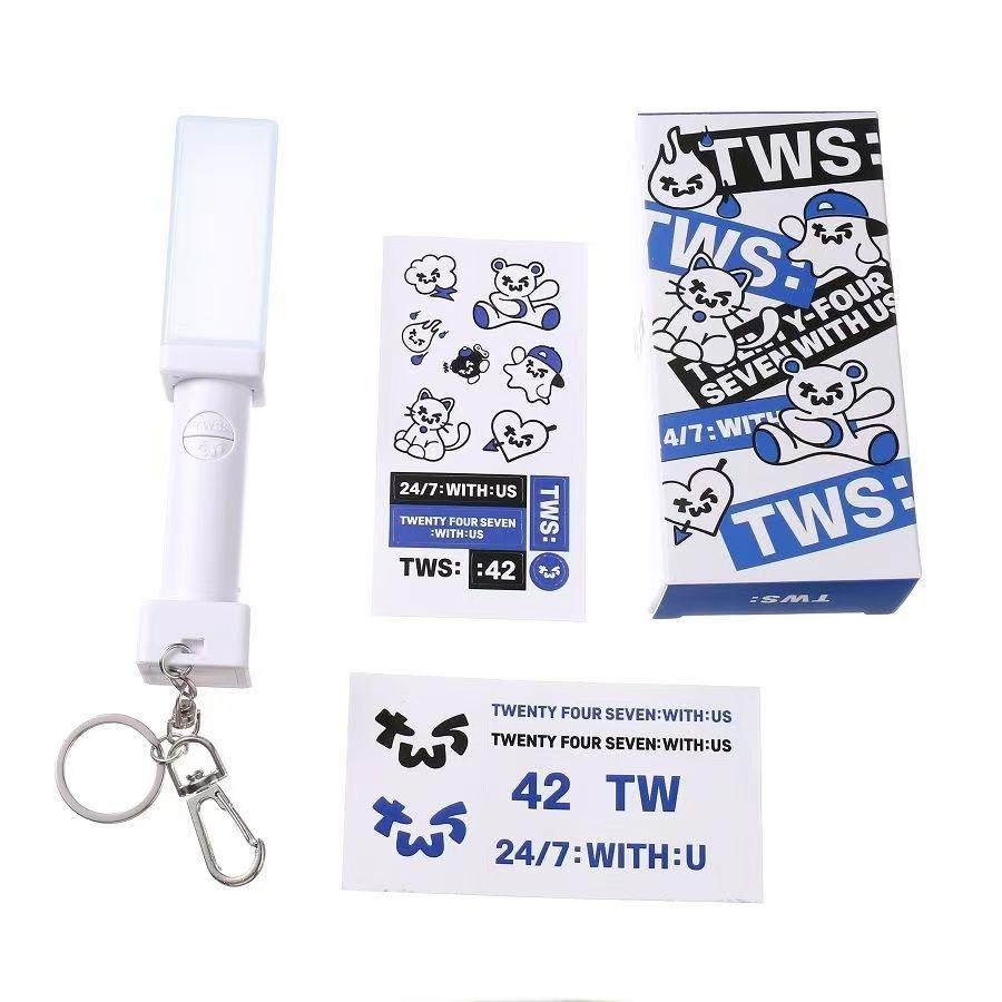 TWS Mini Toast Cheer Stick Keychain - Large Retractable Popsicle Concert Cheer Stick
