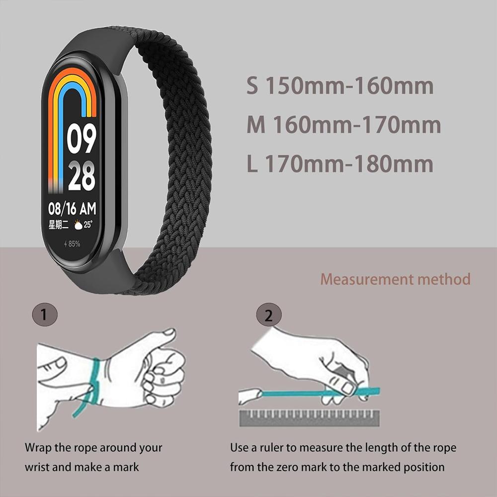 Bands for Xiaomi Mi Band 10 9 8 NFC miband smart watch accessories Replacement belt Braided bracelet correa mi band 10 straps