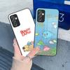 Cartoon Cute Bugcat Capoo Phone Case for Samsung Galaxy S25 S24 S30 S21 S23 S20 S22 Fe Note 20 Pro Ultra Plus Glass Cover
