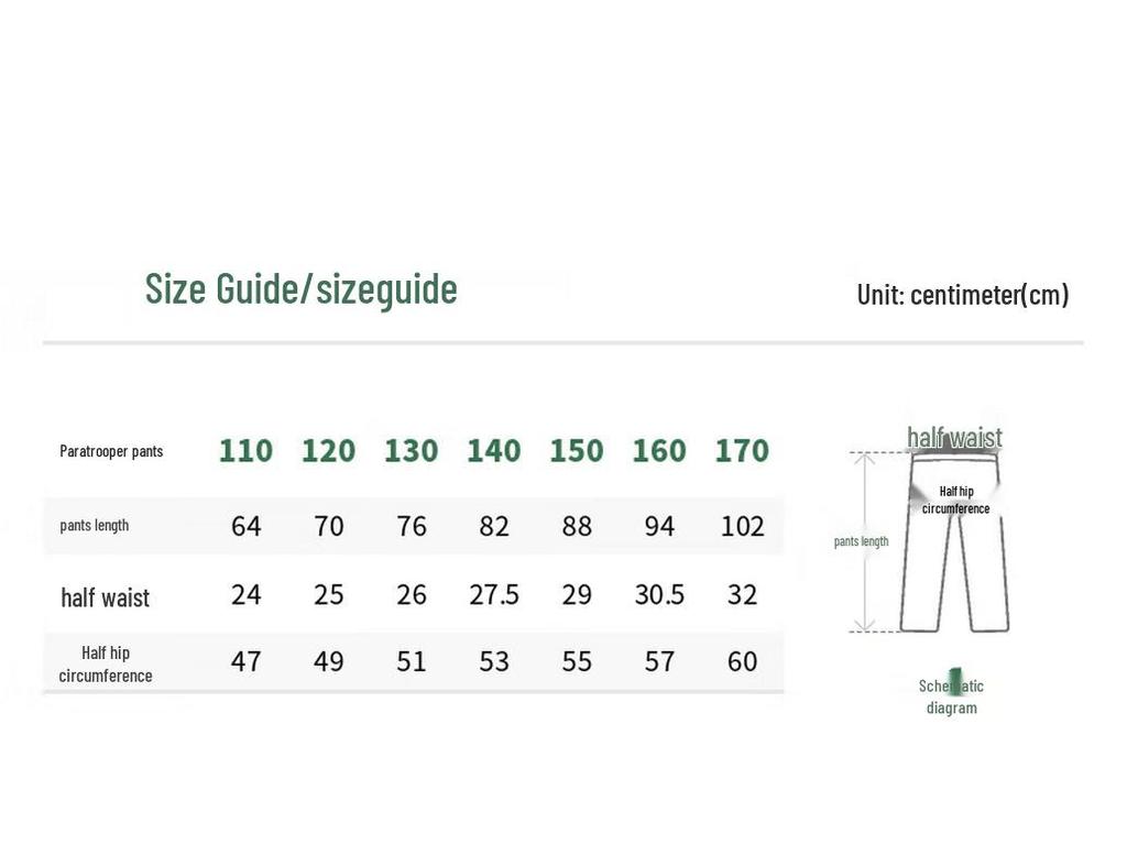 Zhimu Kids' Outdoor Breathable Cargo Casual Pants